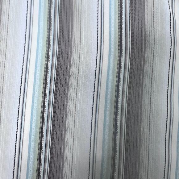 Tommy Bahama Silk Shirt Men's Medium Striped Button Up Short Sleeve Green Casual - Picture 6 of 13